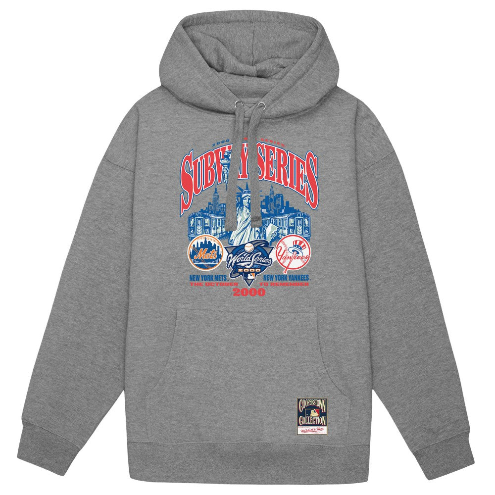 New York Yankees vs. New York Mets Mitchell & Ness 2000 World Series Pullover Hoodie - MLB Hoodies