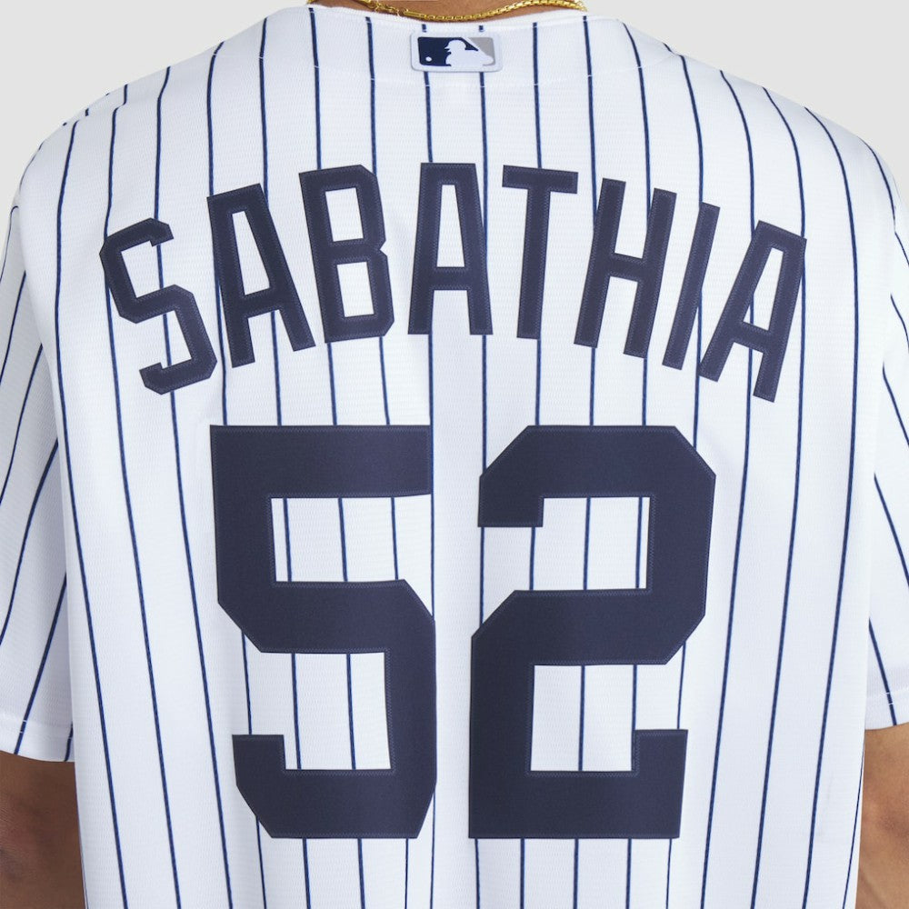 CC Sabathia New York Yankees Nike 2025 Baseball Hall of Fame Name & Number Retired Replica Jersey - MLB Jerseys