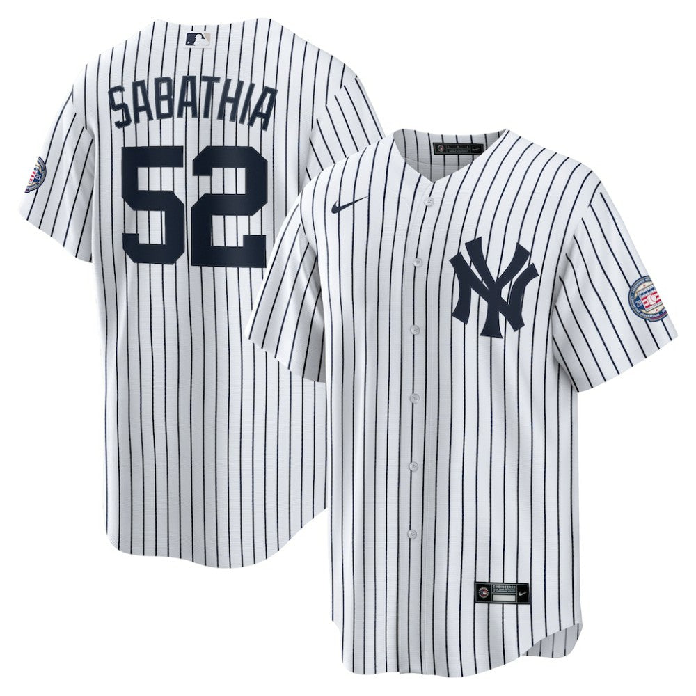 CC Sabathia New York Yankees Nike 2025 Baseball Hall of Fame Name & Number Retired Replica Jersey - MLB Jerseys