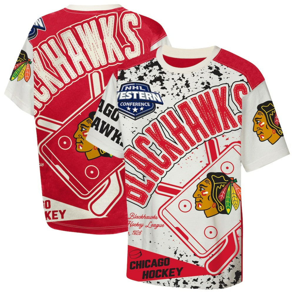 Chicago Blackhawks Outerstuff Youth Top Player T-Shirt -  NHL T-shirts