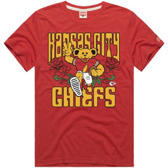 Kansas City Chiefs Homage NFL x Grateful Dead Tri-Blend T-Shirt | NFL Hot