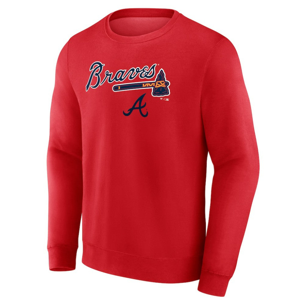 Atlanta Braves Team Lockup Sweatshirt - MLB Sweatshirts