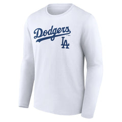 Los Angeles Dodgers Team Lockup Long Sleeve T-Shirt - MLB T-shirts