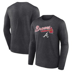 Atlanta Braves Team Lockup Long Sleeve T-Shirt - MLB T-shirts