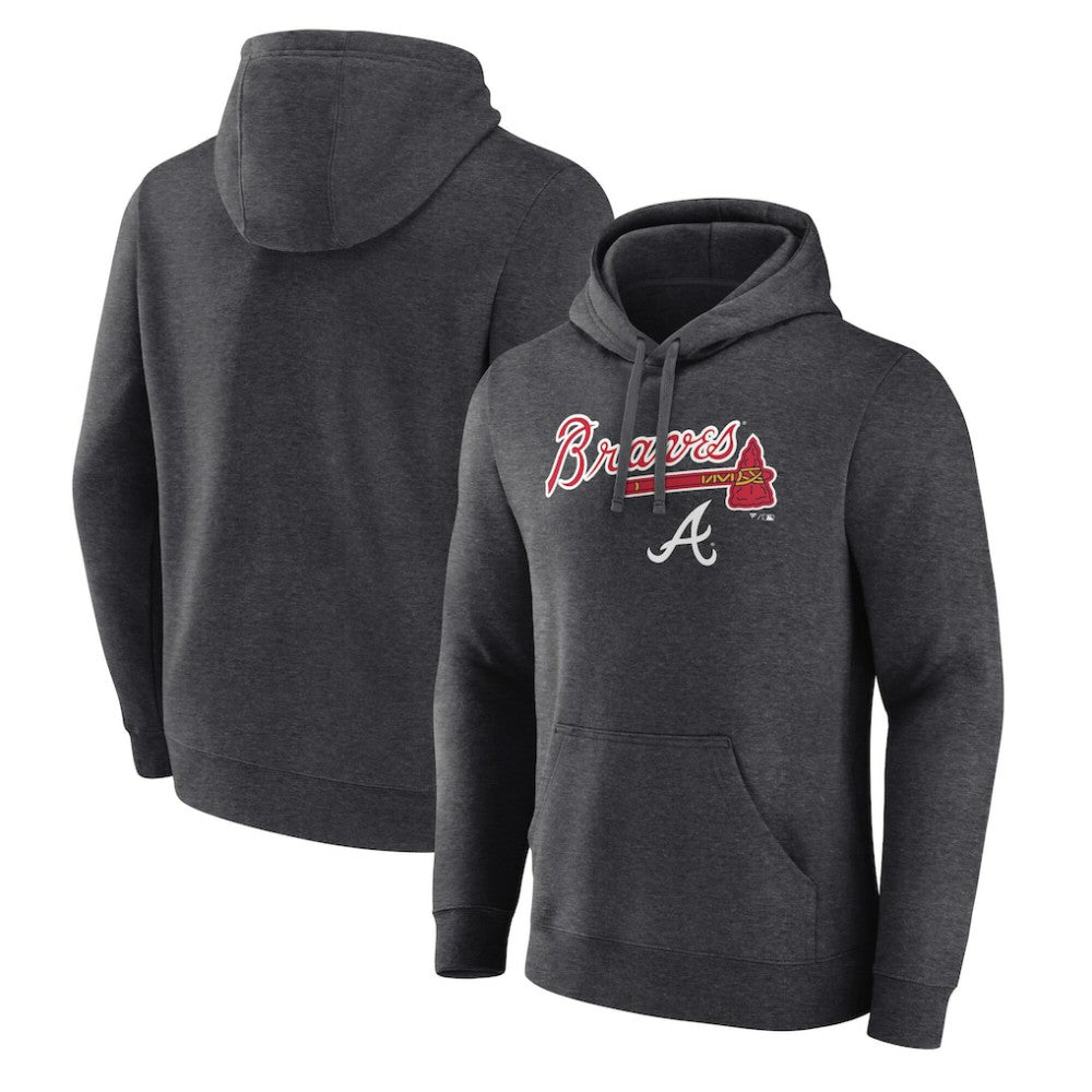 Atlanta Braves Team Lockup Hoodie - MLB Hoodies