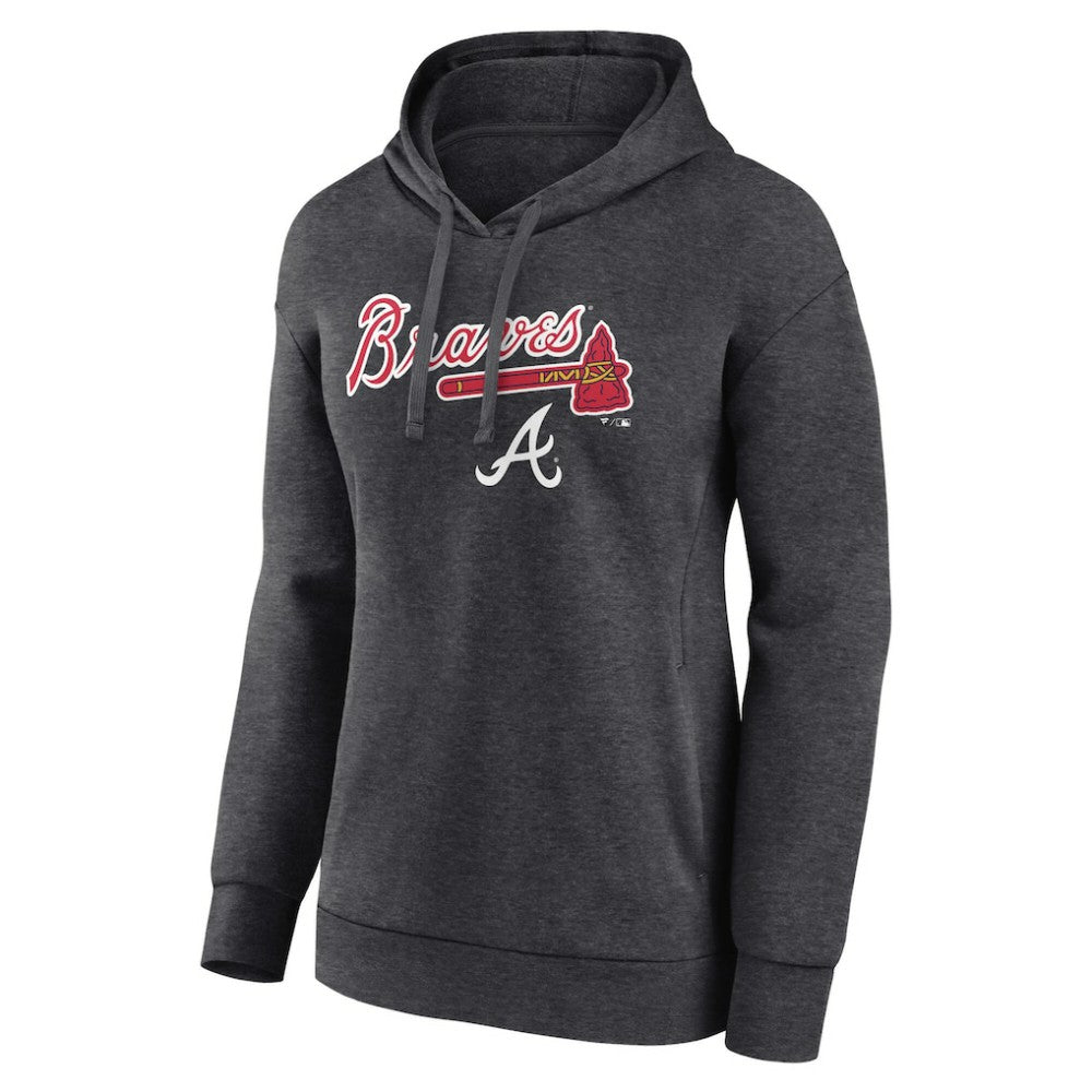 Atlanta Braves Women's Team Lockup Hoodie - MLB Hoodies