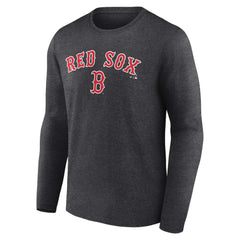 Boston Red Sox Team Lockup Long Sleeve T-Shirt - MLB T-shirts