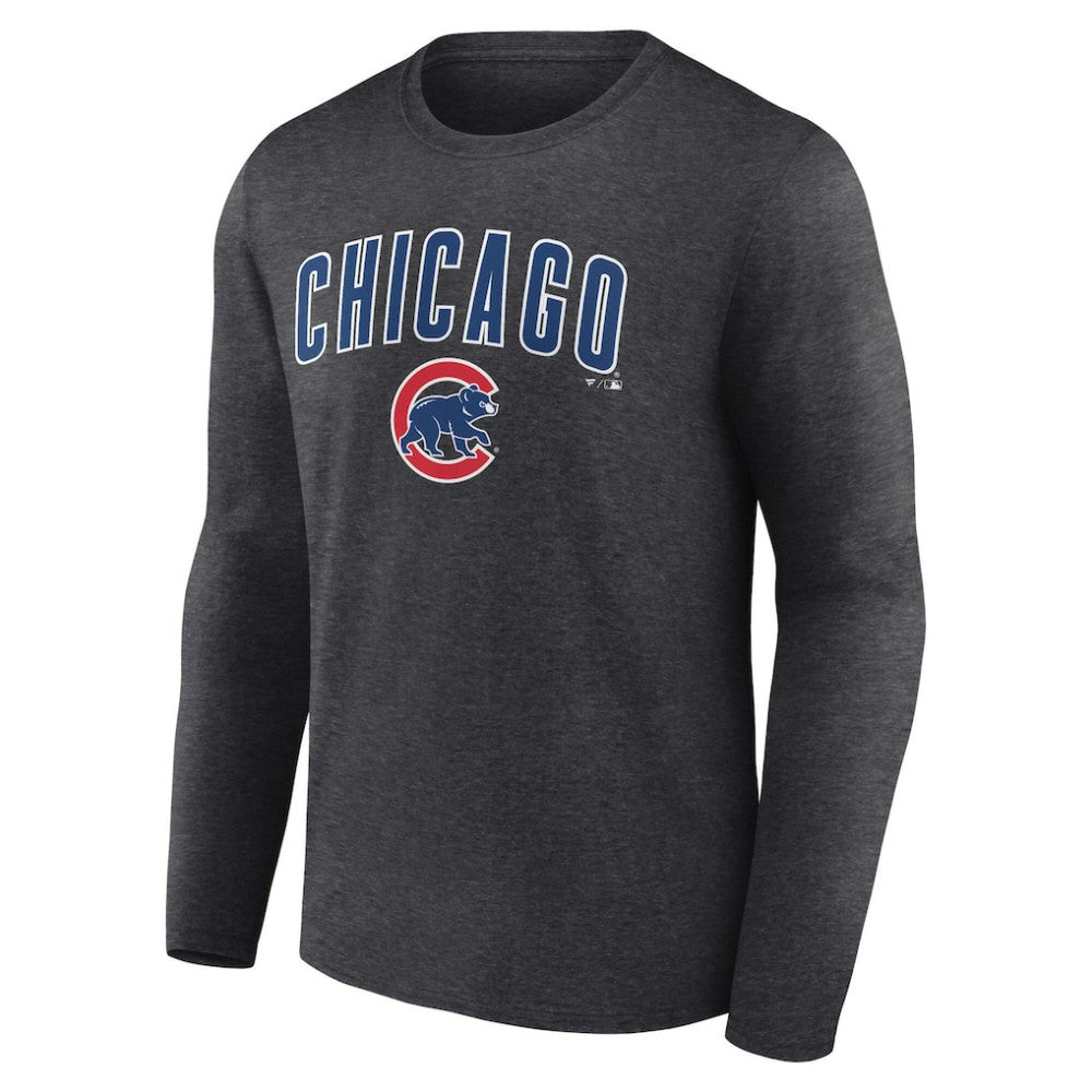 Chicago Cubs Team Lockup Long Sleeve T-Shirt - MLB T-shirts