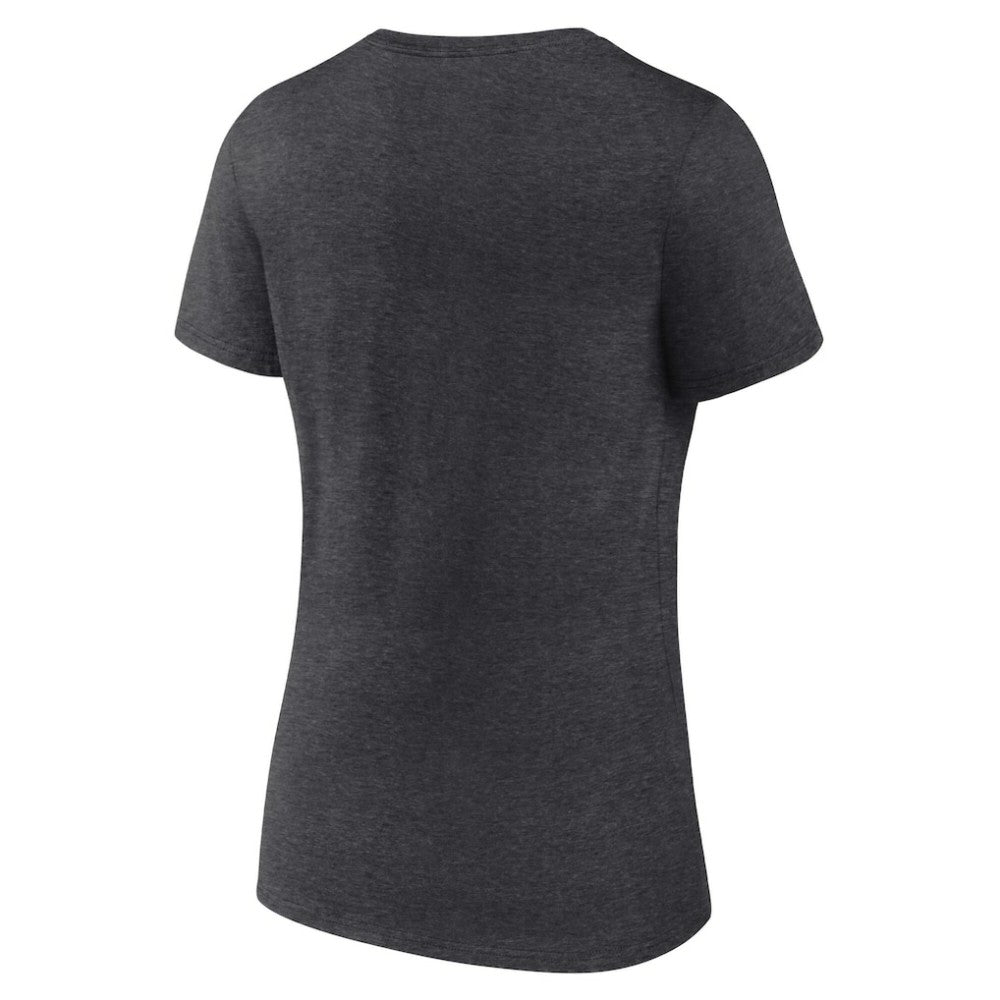 Chicago Cubs Women's Team Lockup V-Neck T-Shirt - MLB T-shirts