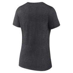 Chicago Cubs Women's Team Lockup V-Neck T-Shirt - MLB T-shirts