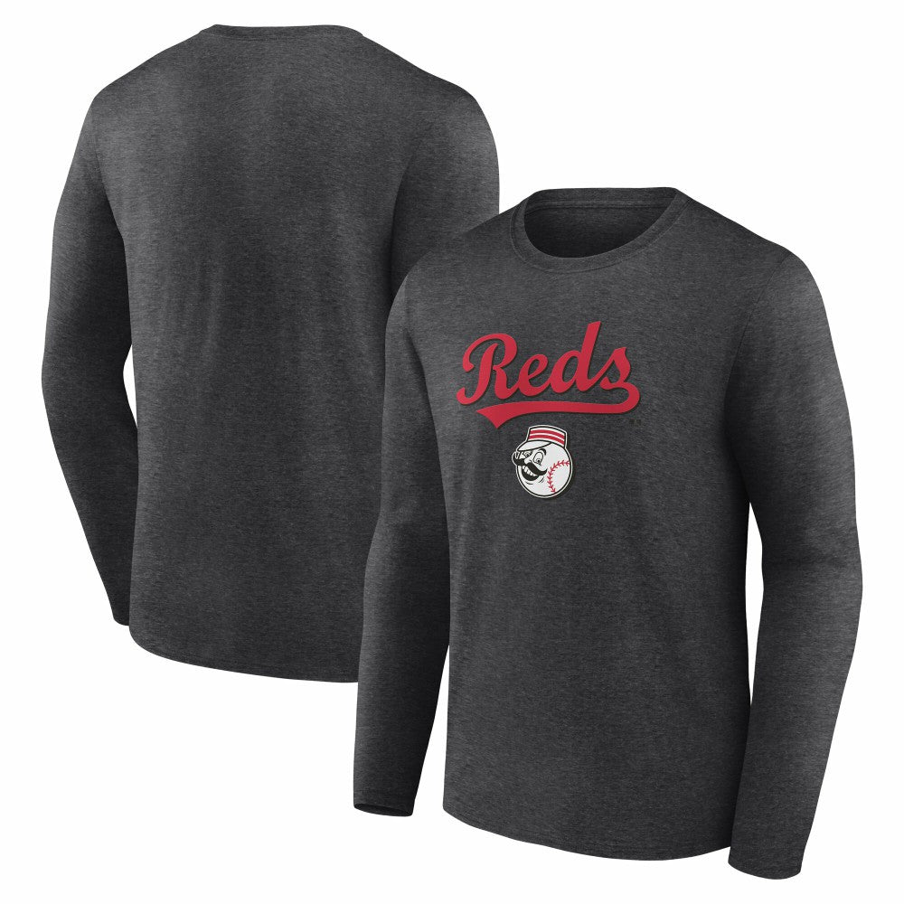 Cincinnati Reds Team Lockup Long Sleeve T-Shirt - MLB T-shirts