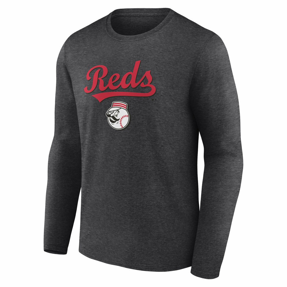 Cincinnati Reds Team Lockup Long Sleeve T-Shirt - MLB T-shirts