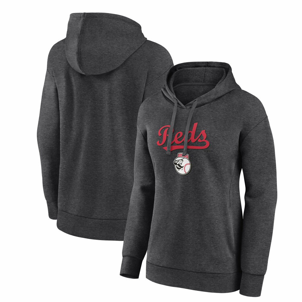 Cincinnati Reds Women's Team Lockup Hoodie - MLB Hoodies