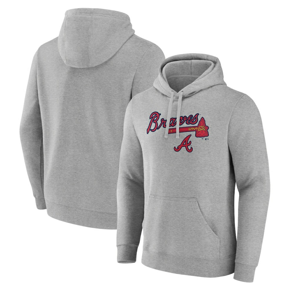 Atlanta Braves Team Lockup Hoodie - MLB Hoodies