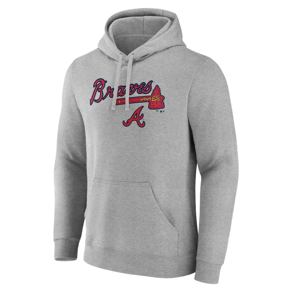 Atlanta Braves Team Lockup Hoodie - MLB Hoodies