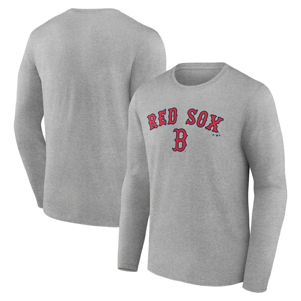 Boston Red Sox Team Lockup Long Sleeve T-Shirt - MLB T-shirts