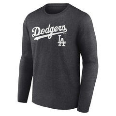 Los Angeles Dodgers Team Lockup Long Sleeve T-Shirt - MLB T-shirts