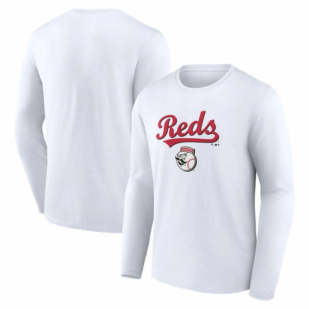 Cincinnati Reds Team Lockup Long Sleeve T-Shirt - MLB T-shirts