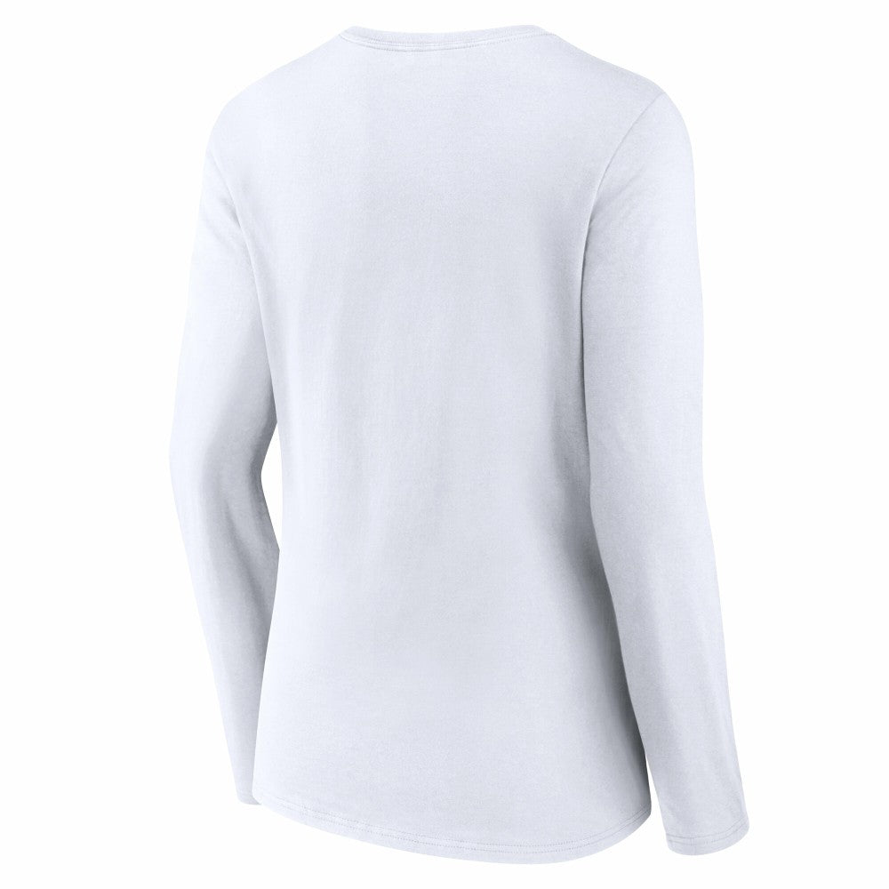 Cincinnati Reds Women's Team Lockup Long Sleeve V-Neck T-Shirt - MLB T-shirts