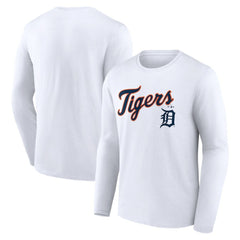 Detroit Tigers Team Lockup Long Sleeve T-Shirt - MLB T-shirts