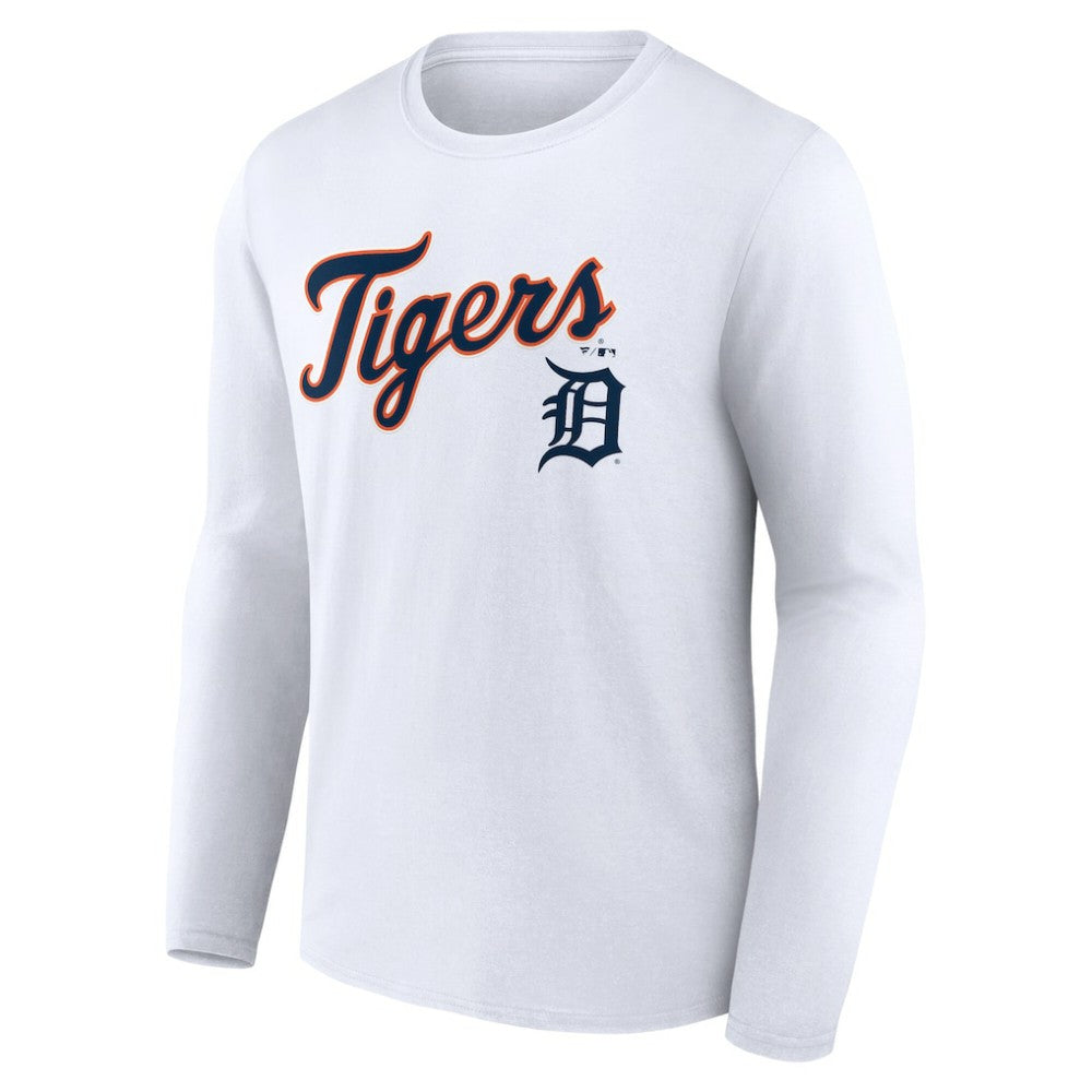 Detroit Tigers Team Lockup Long Sleeve T-Shirt - MLB T-shirts