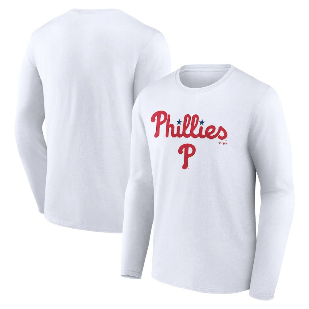 Philadelphia Phillies Team Lockup Long Sleeve T-Shirt - MLB T-shirts