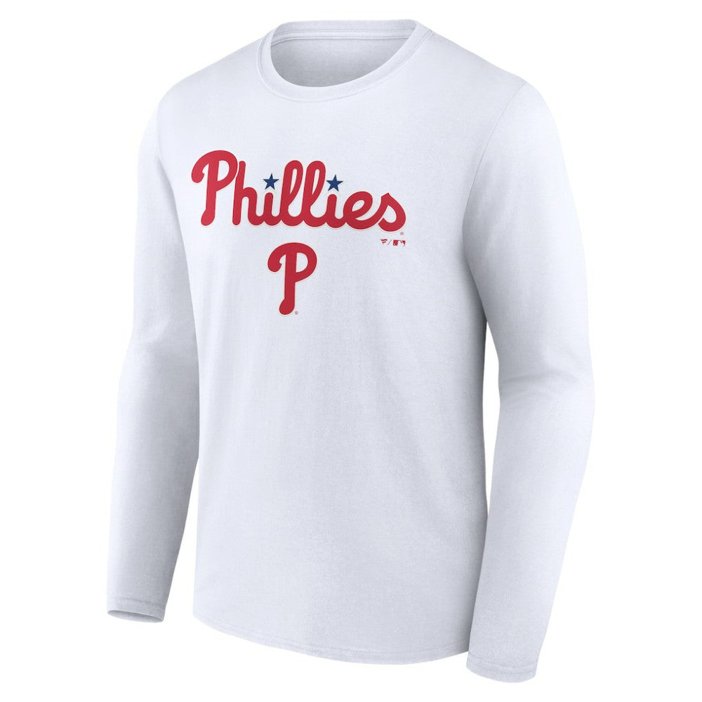 Philadelphia Phillies Team Lockup Long Sleeve T-Shirt - MLB T-shirts