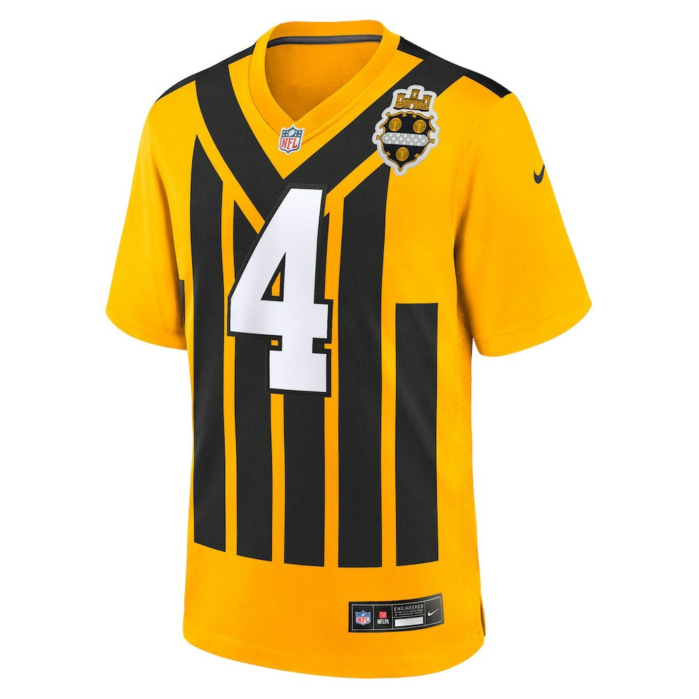 Pittsburgh Steelers DK Metcalf  Alternate 1933 Throwback Game Jersey | NFL Sale