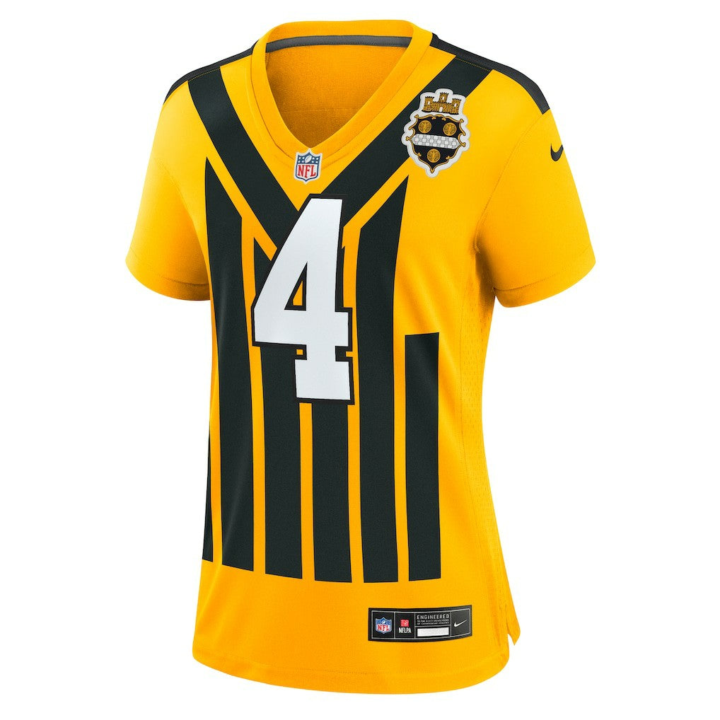 Pittsburgh Steelers DK Metcalf  Women's Alternate 1933 Throwback Game Jersey | NFL Discount