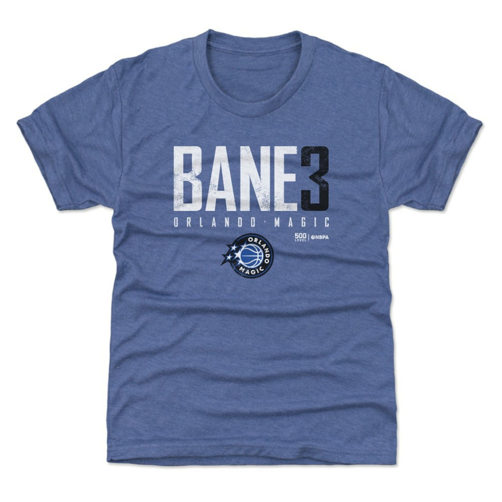 Heather Royal Desmond Bane Orlando Magic 500 Level Youth Elite Name & Number T-Shirt | NBA