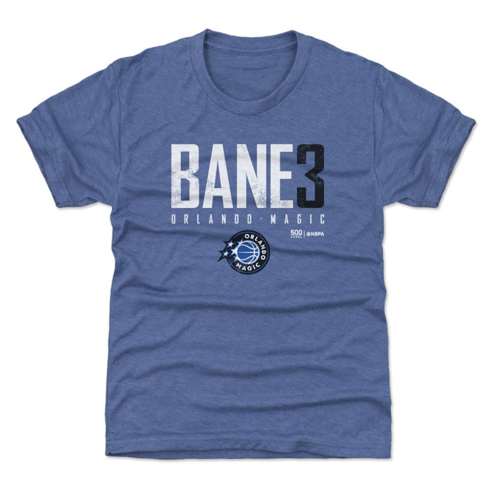 Heather Royal Desmond Bane Orlando Magic 500 Level Youth Elite Name & Number T-Shirt | NBA