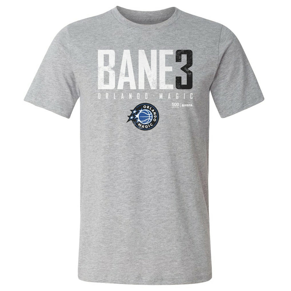 Gray Desmond Bane Orlando Magic 500 Level Elite Name & Number T-Shirt | NBA