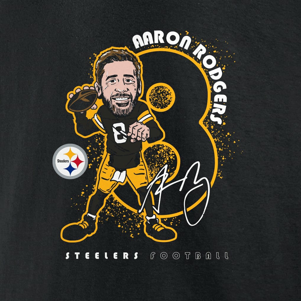 Pittsburgh Steelers Aaron Rodgers  Steel City T-Shirt | NFL Online
