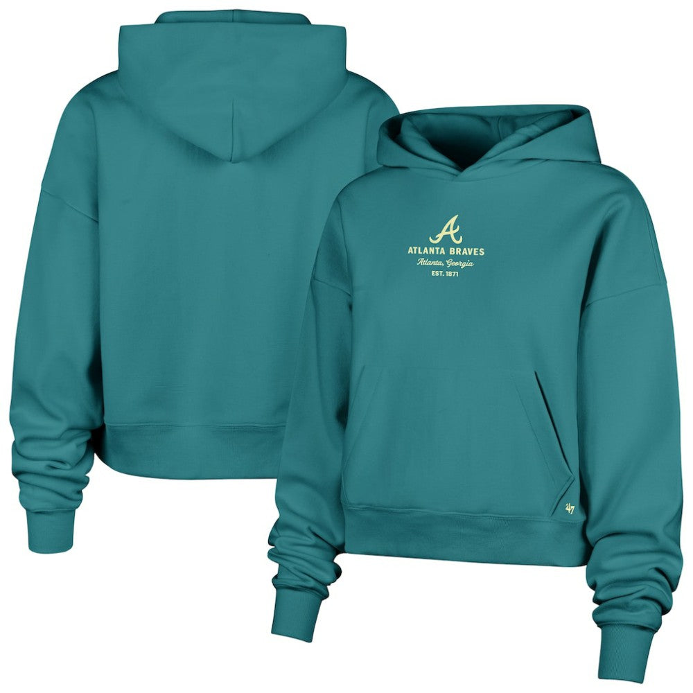 Atlanta Braves '47 Women's Contemporary Basics Anderson Foundation Hoodie - MLB Hoodies