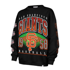 San Francisco Giants '47 Women's Trendy Team Go Big Oversized Sweatshirt - MLB Sweatshirts