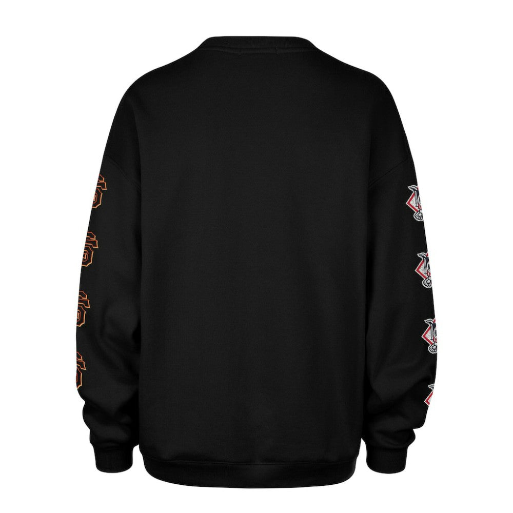 San Francisco Giants '47 Women's Trendy Team Go Big Oversized Sweatshirt - MLB Sweatshirts