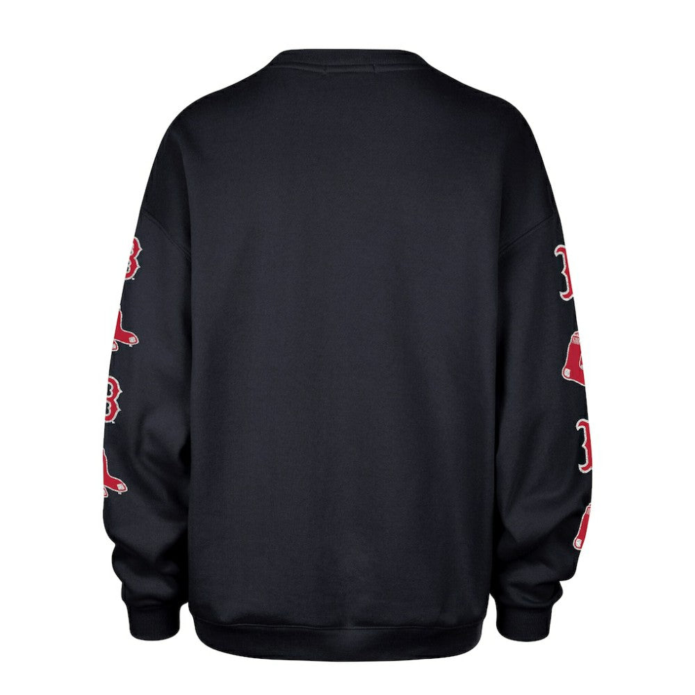 Boston Red Sox '47 Women's Trendy Team Go Big Oversized Sweatshirt - MLB Sweatshirts