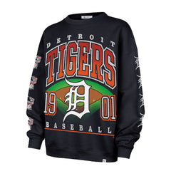 Detroit Tigers '47 Women's Trendy Team Go Big Oversized Sweatshirt - MLB Sweatshirts