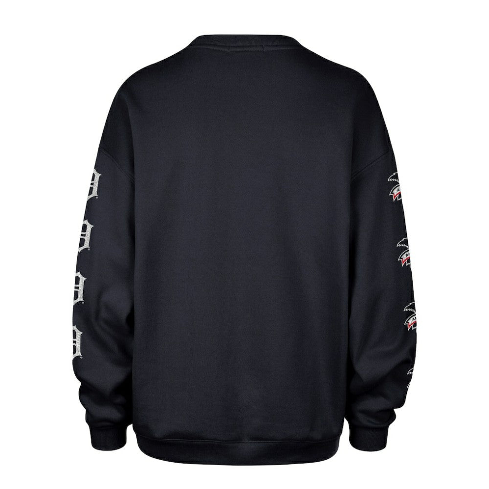 Detroit Tigers '47 Women's Trendy Team Go Big Oversized Sweatshirt - MLB Sweatshirts
