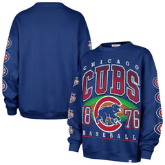 Chicago Cubs '47 Women's Trendy Team Go Big Oversized Sweatshirt - MLB Sweatshirts