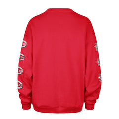 Cincinnati Reds '47 Women's Trendy Team Go Big Oversized Sweatshirt - MLB Sweatshirts