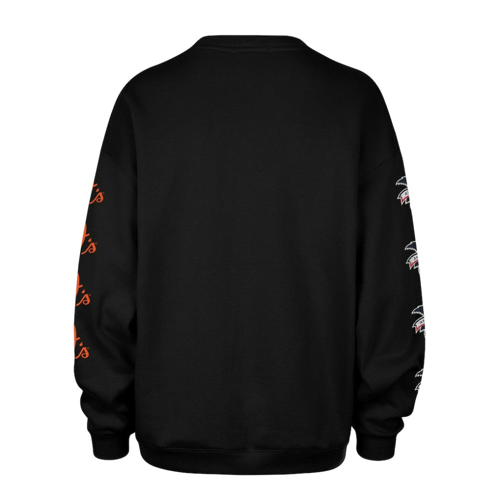 Baltimore Orioles '47 Women's Trendy Team Go Big Oversized Sweatshirt - MLB Sweatshirts