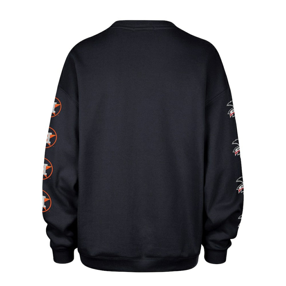 Houston Astros '47 Women's Trendy Team Go Big Oversized Sweatshirt - MLB Sweatshirts