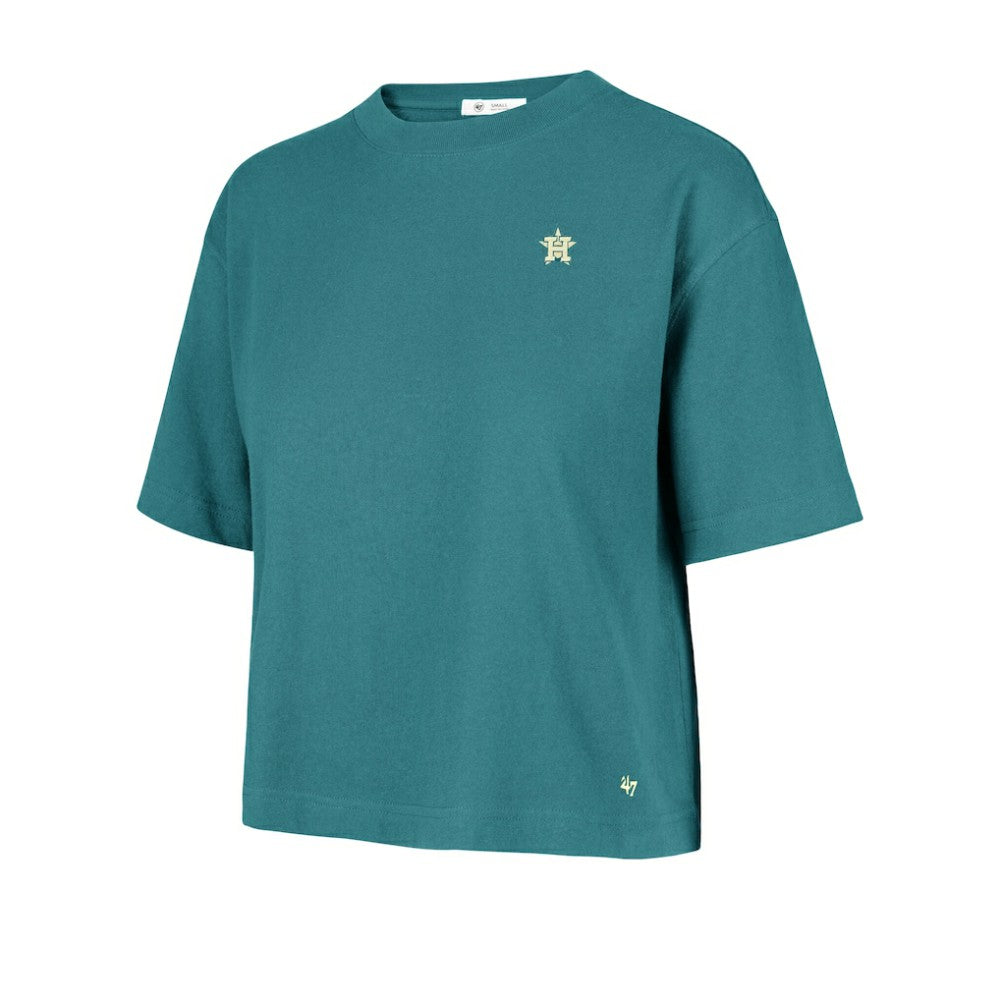 Houston Astros '47 Women's Contemporary Basics Leon City T-Shirt - MLB T-shirts