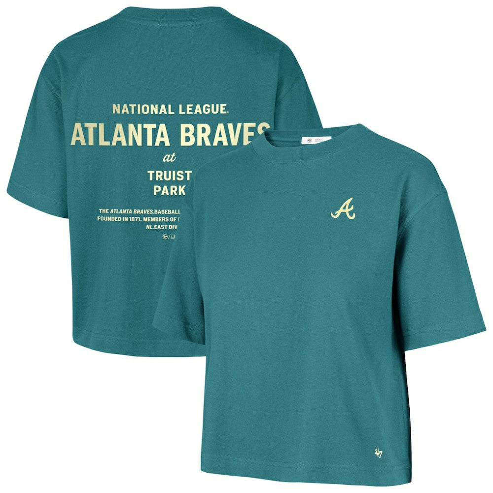Atlanta Braves '47 Women's Contemporary Basics Leon City T-Shirt - MLB T-shirts