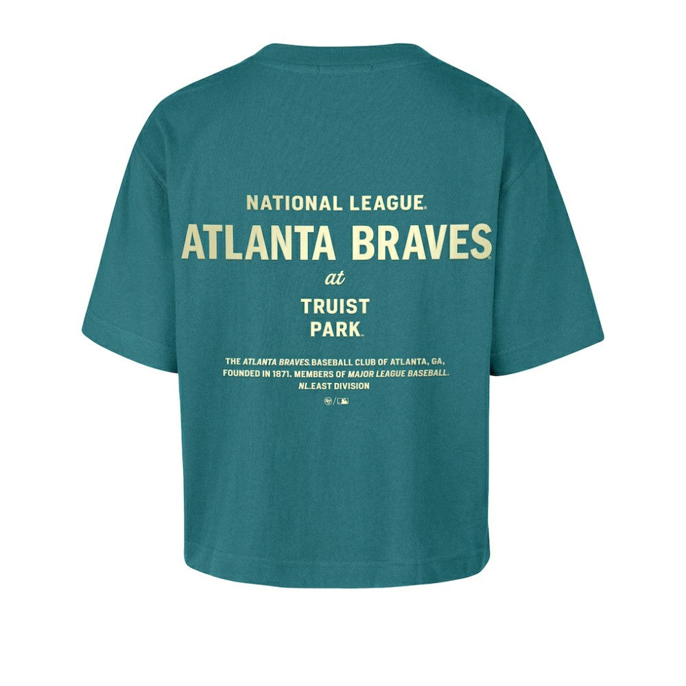 Atlanta Braves '47 Women's Contemporary Basics Leon City T-Shirt - MLB T-shirts
