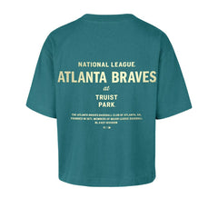 Atlanta Braves '47 Women's Contemporary Basics Leon City T-Shirt - MLB T-shirts