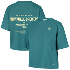 Milwaukee Brewers '47 Women's Contemporary Basics Leon City T-Shirt - MLB T-shirts