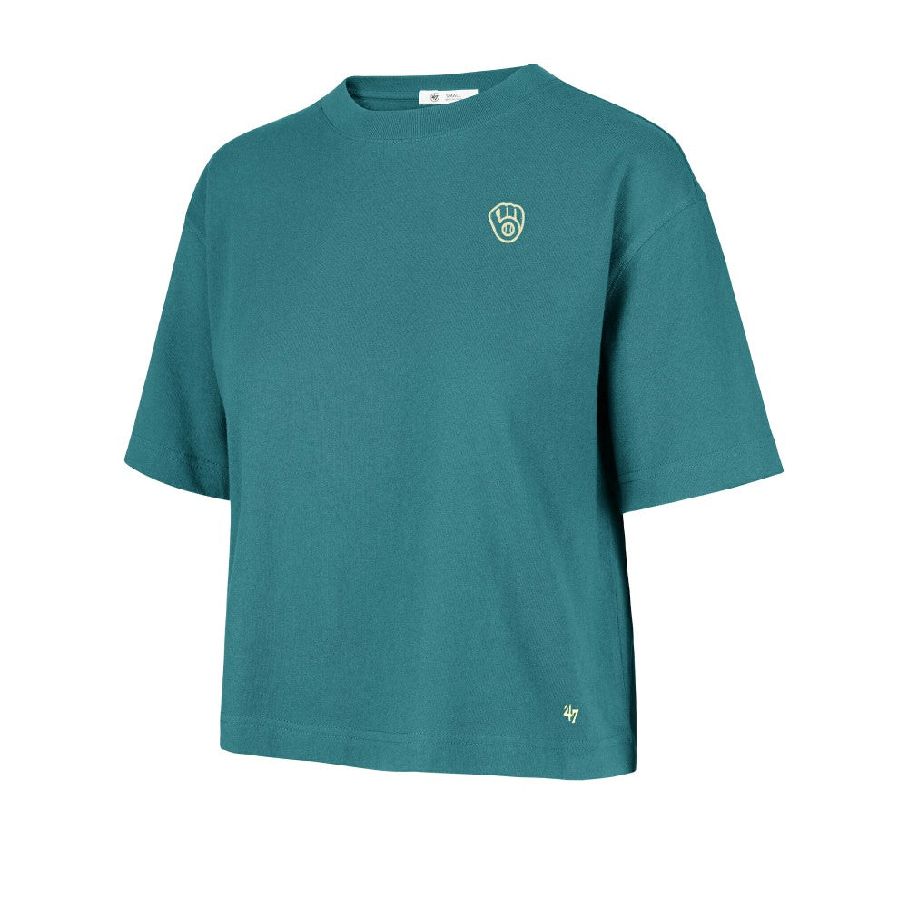 Milwaukee Brewers '47 Women's Contemporary Basics Leon City T-Shirt - MLB T-shirts