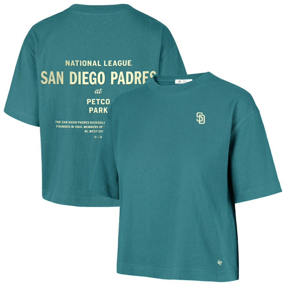 San Diego Padres '47 Women's Contemporary Basics Leon City T-Shirt - MLB T-shirts